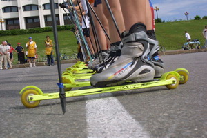Roller Skiing Orsha District Championship and Competition