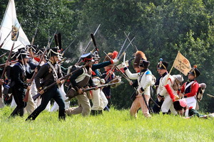 Реконструкция событий 205 - летней давности войны 1812 года на реке Березина Реконструкция событий 205 - летней давности войны 1812 года на реке Березина