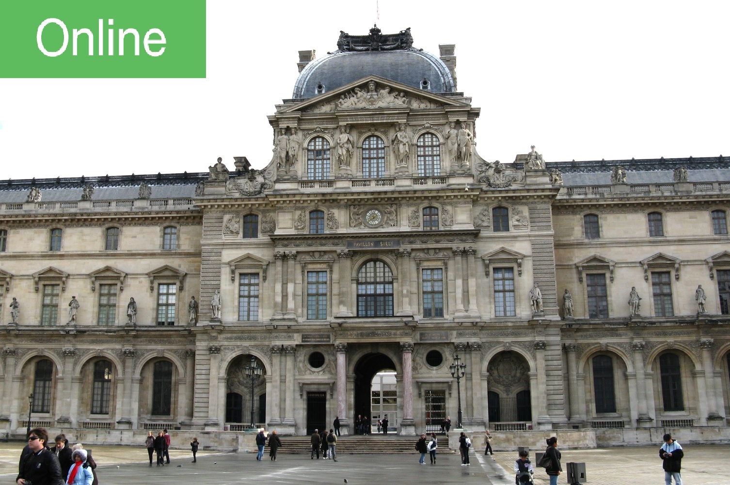 Онлайн-посещение музея Лувр