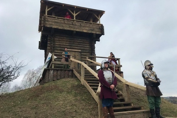 Opening of the watchtower on Yuryeva Hill