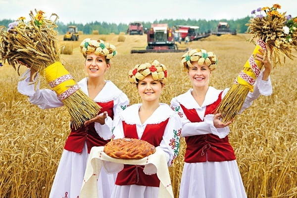 Holiday «Dazhynkі» in the Museum of Folk Architecture and Life